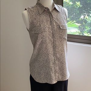 Ann Taylor leopard print top